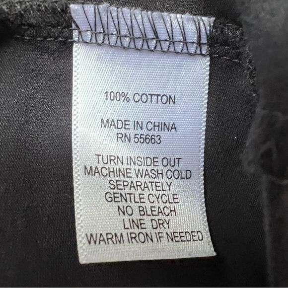 Joie Eyelet Puff Sleeve Knit Cotton Short Sleeve Crew Neck Blouse Pullover Top M - Picture 8 of 8